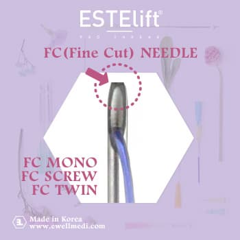Face Lifting ESTElift PDO Thread _ Fine Cut Mono_Screw_Twin